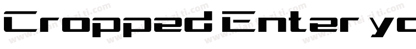 Cropped Enter your字体转换